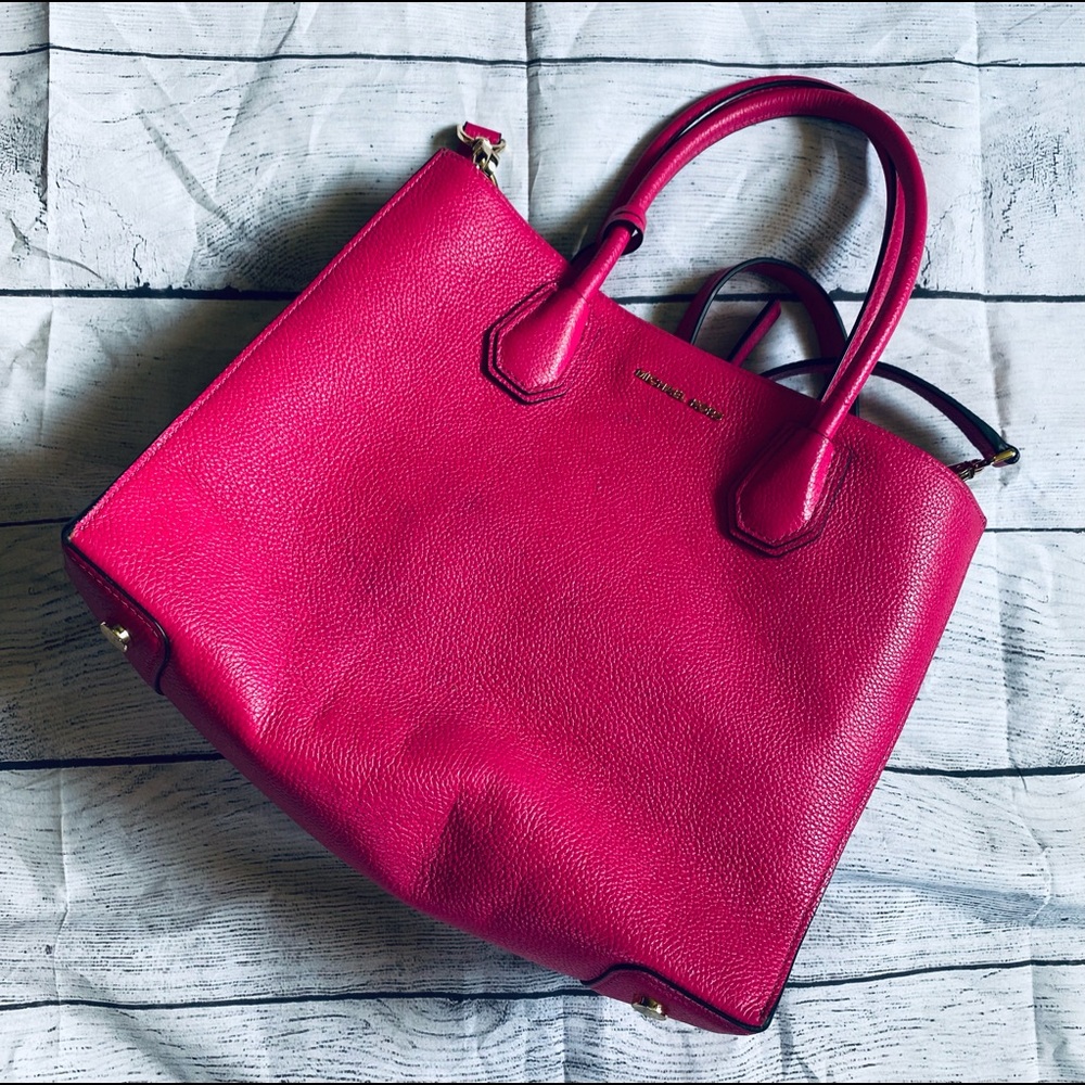 Michael Kors bright pink purse